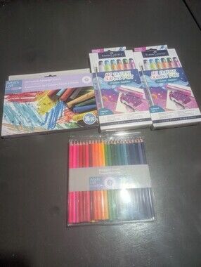 Artist Bundle Set New 36ct Oil Pastels, 72ct Colored Pencils 24ct Art Crayons
